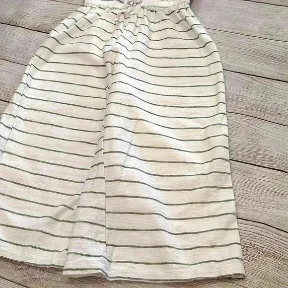 White Black Stripe Jumpsuit - Picture 2 of 4